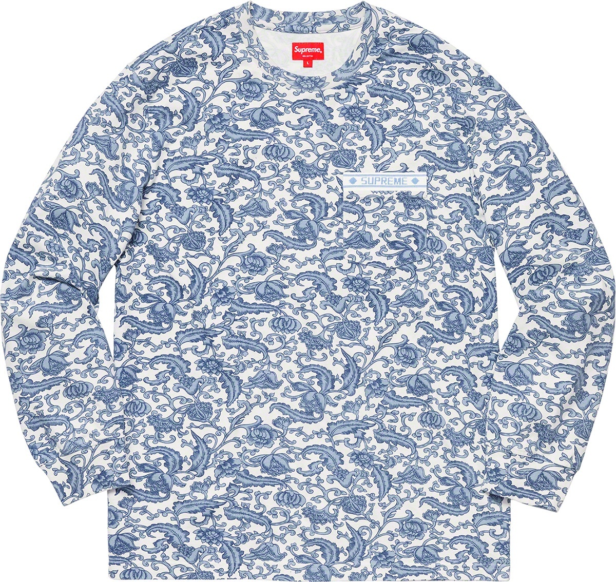 Damask L/S Top view 2
